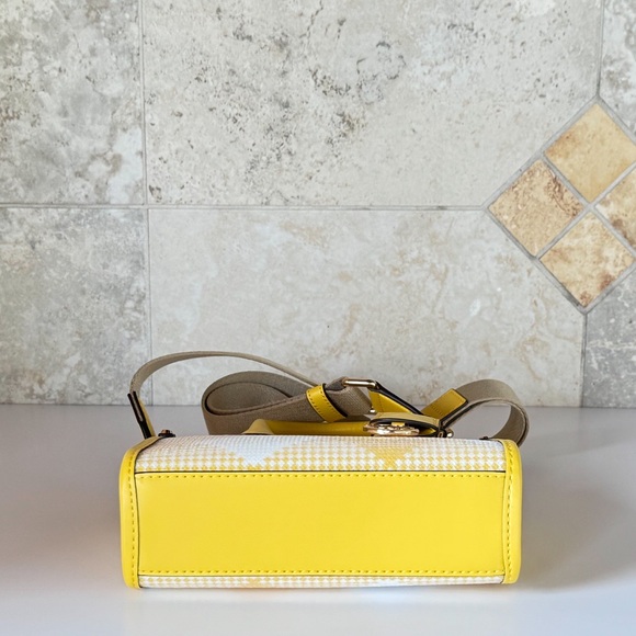 Michael Kors Mirella Mini Shopper Tote Shoulder Bag Sequins Yellow - Picture 6 of 13